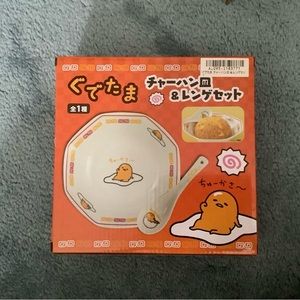 Gudetama Bowl and Chinese Spoon